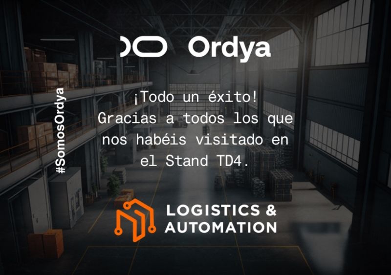 Ordya participa en Logistics & Automation 2023, feria clave del sector logístico y de la intralogística en España.