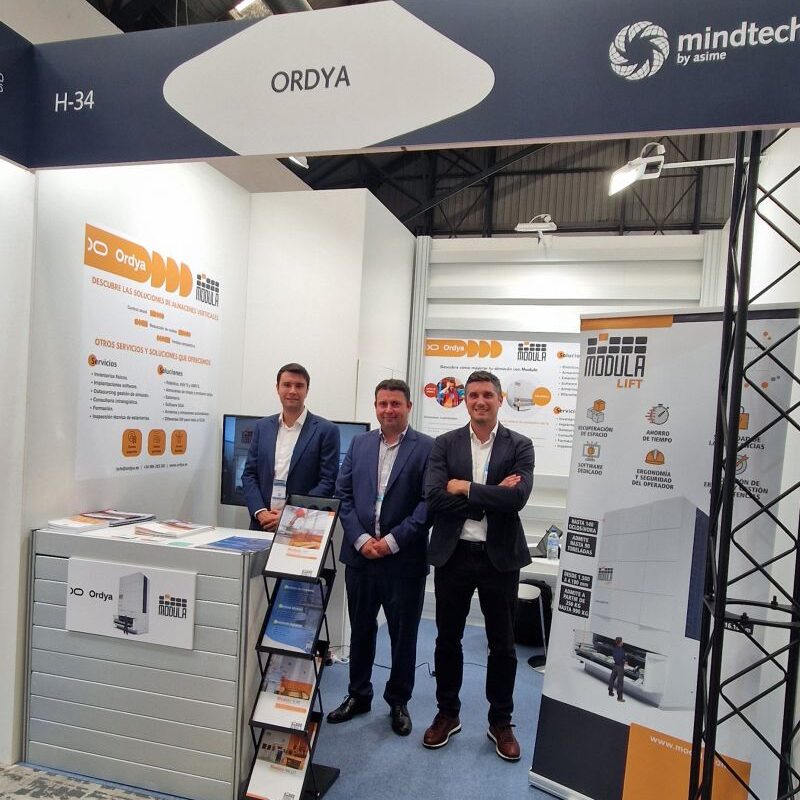 Ordya participa en Mindtech Vigo 2025 junto a Modula, presentando soluciones innovadoras de intralogística.